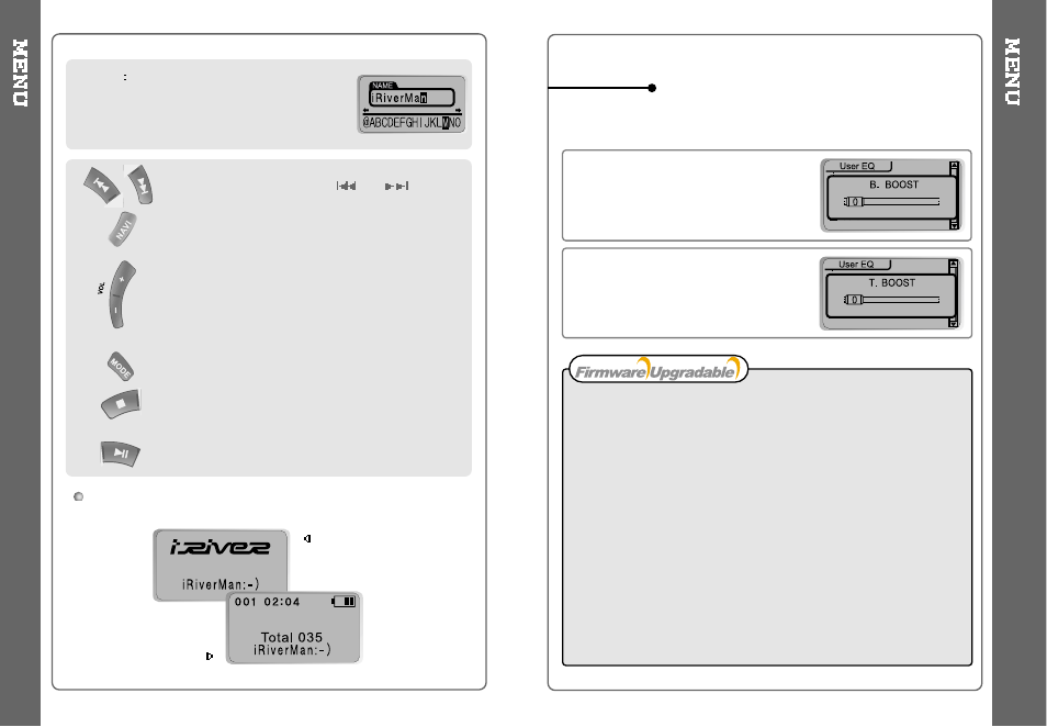 User eq | iRiver iMP-700 User Manual | Page 16 / 28