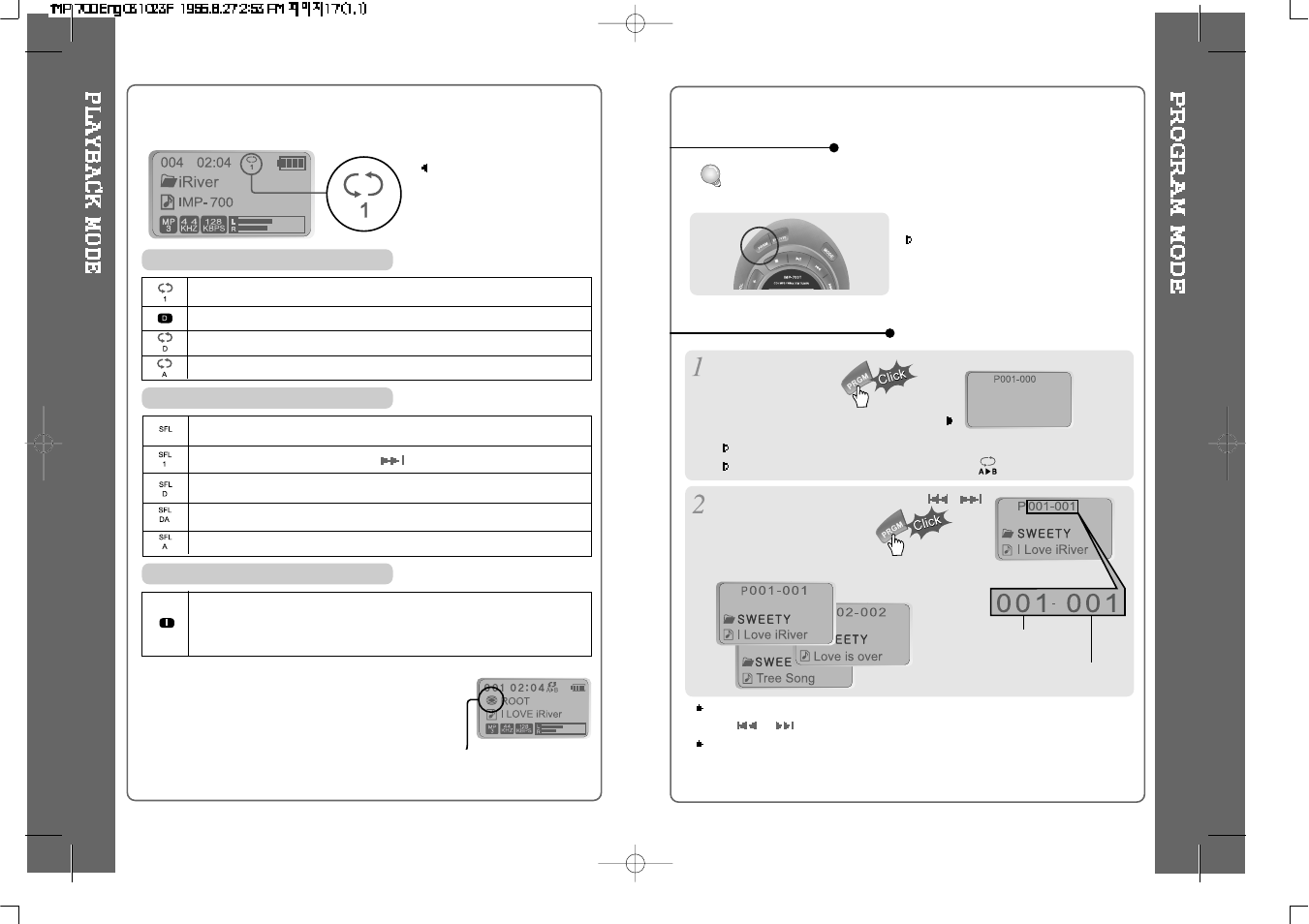 iRiver iMP-700 User Manual | Page 9 / 28