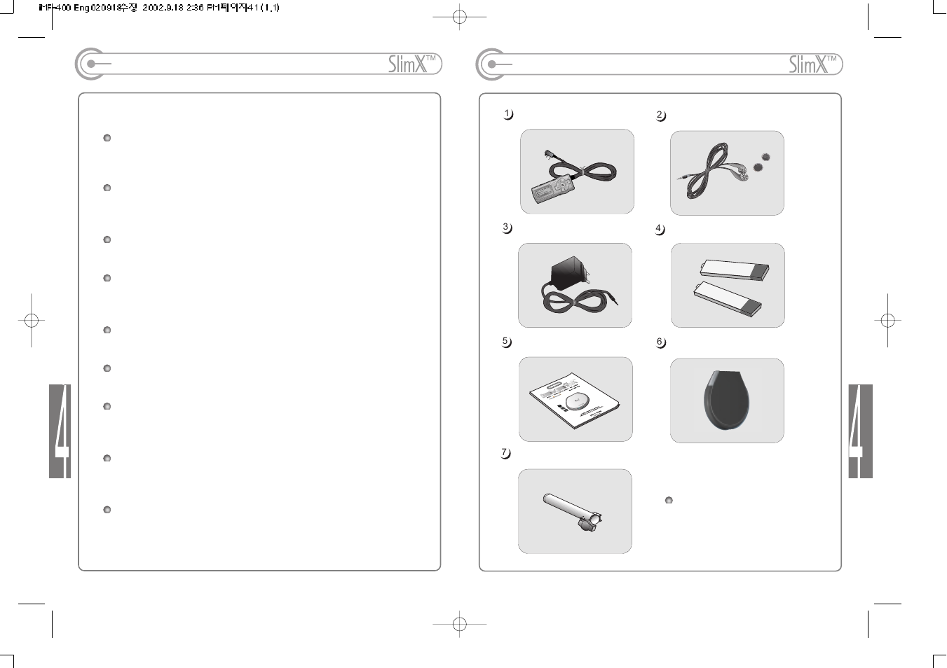 Accessories | iRiver iMP-400 User Manual | Page 21 / 23