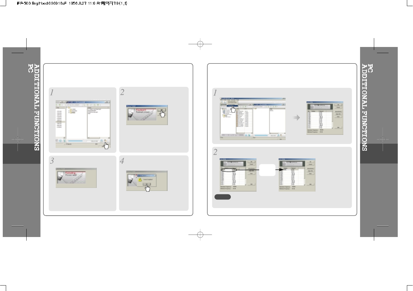 iRiver iFP-500 Series User Manual | Page 40 / 51