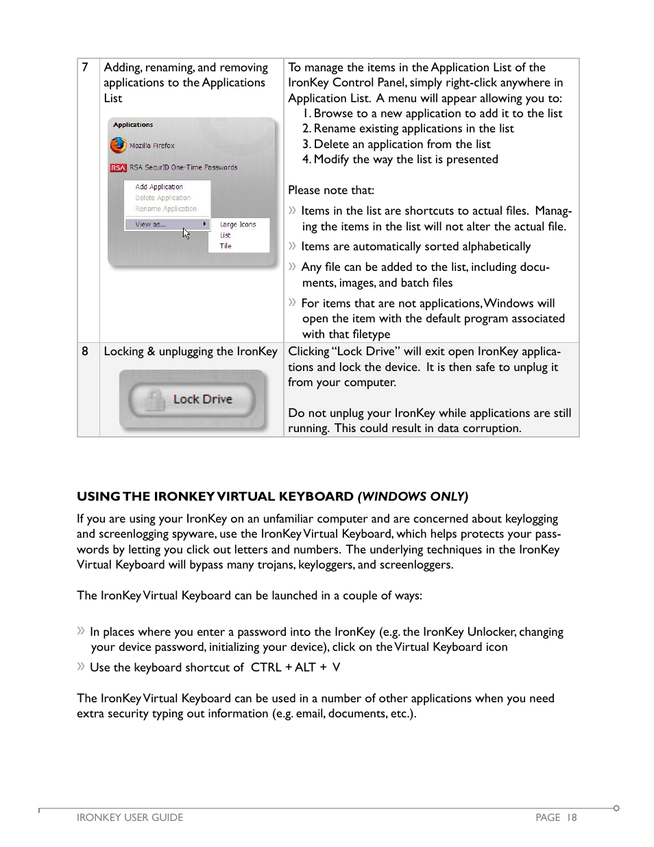 IronKey Personal User Manual | Page 19 / 32