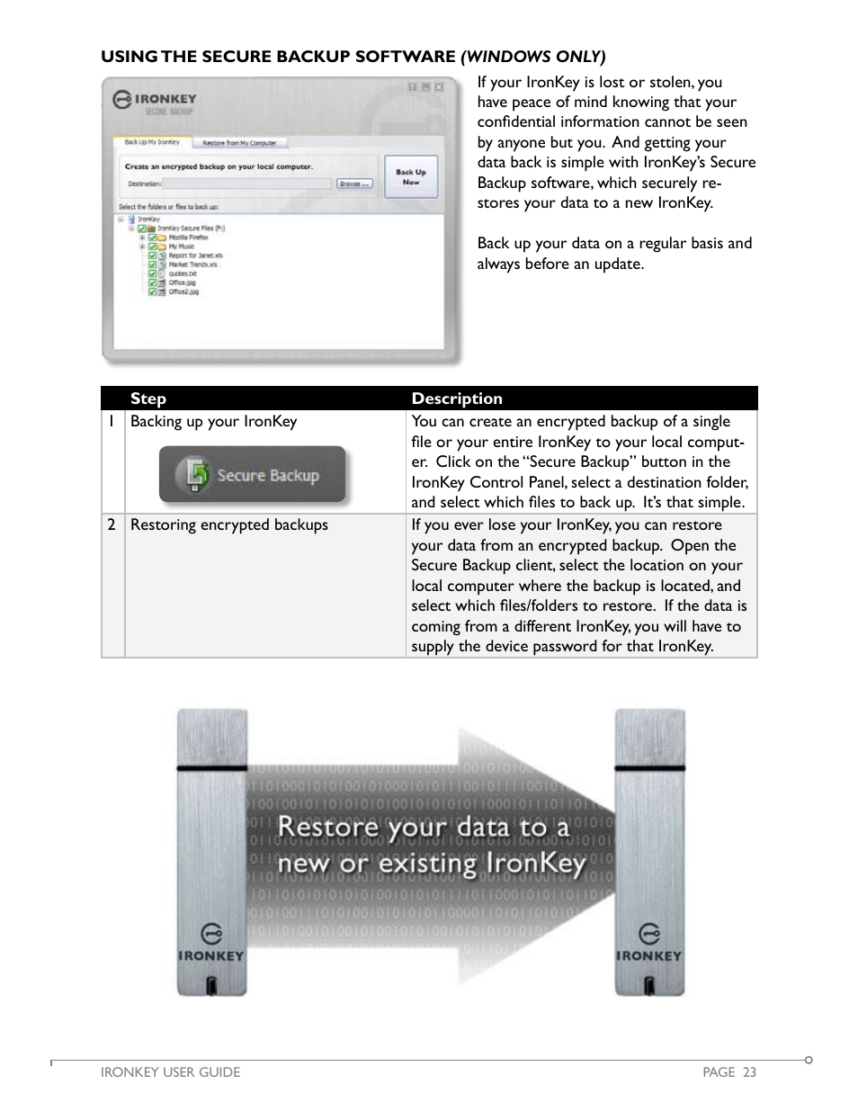 IronKey Personal User Manual | Page 24 / 32