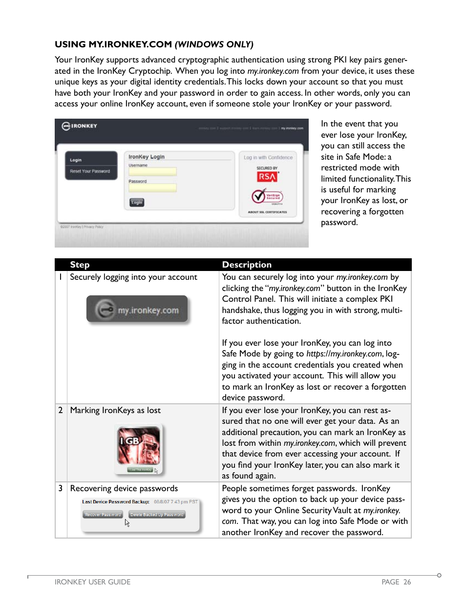 IronKey Personal User Manual | Page 27 / 32