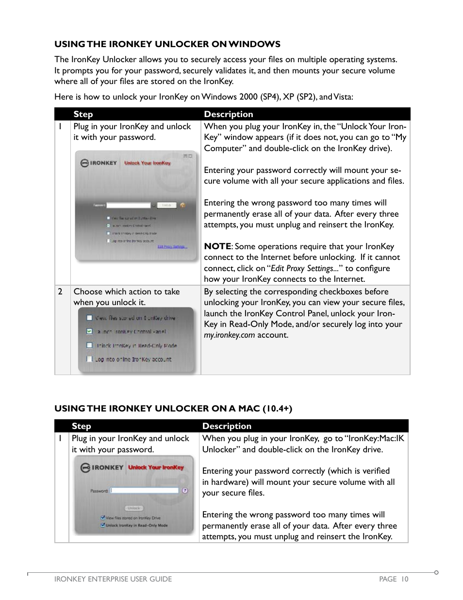 IronKey Secure Flash Drive Enterprise User Manual | Page 11 / 32