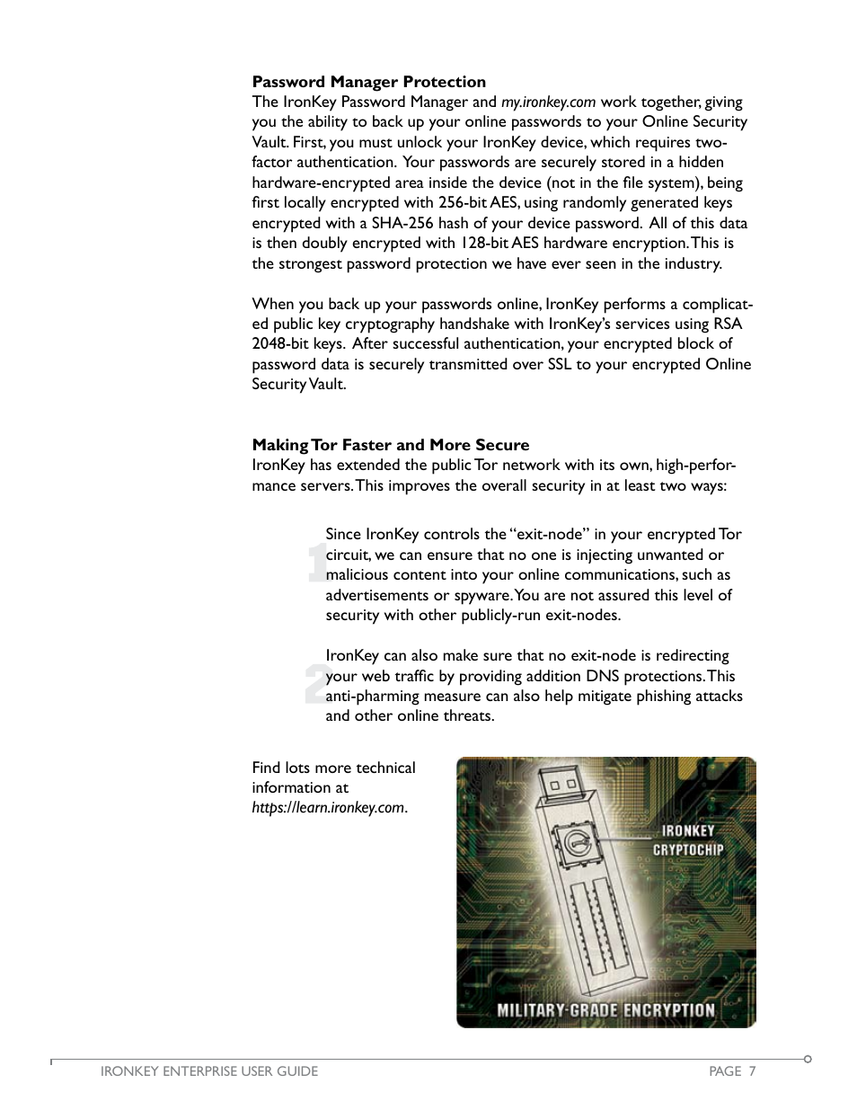IronKey Secure Flash Drive Enterprise User Manual | Page 8 / 32
