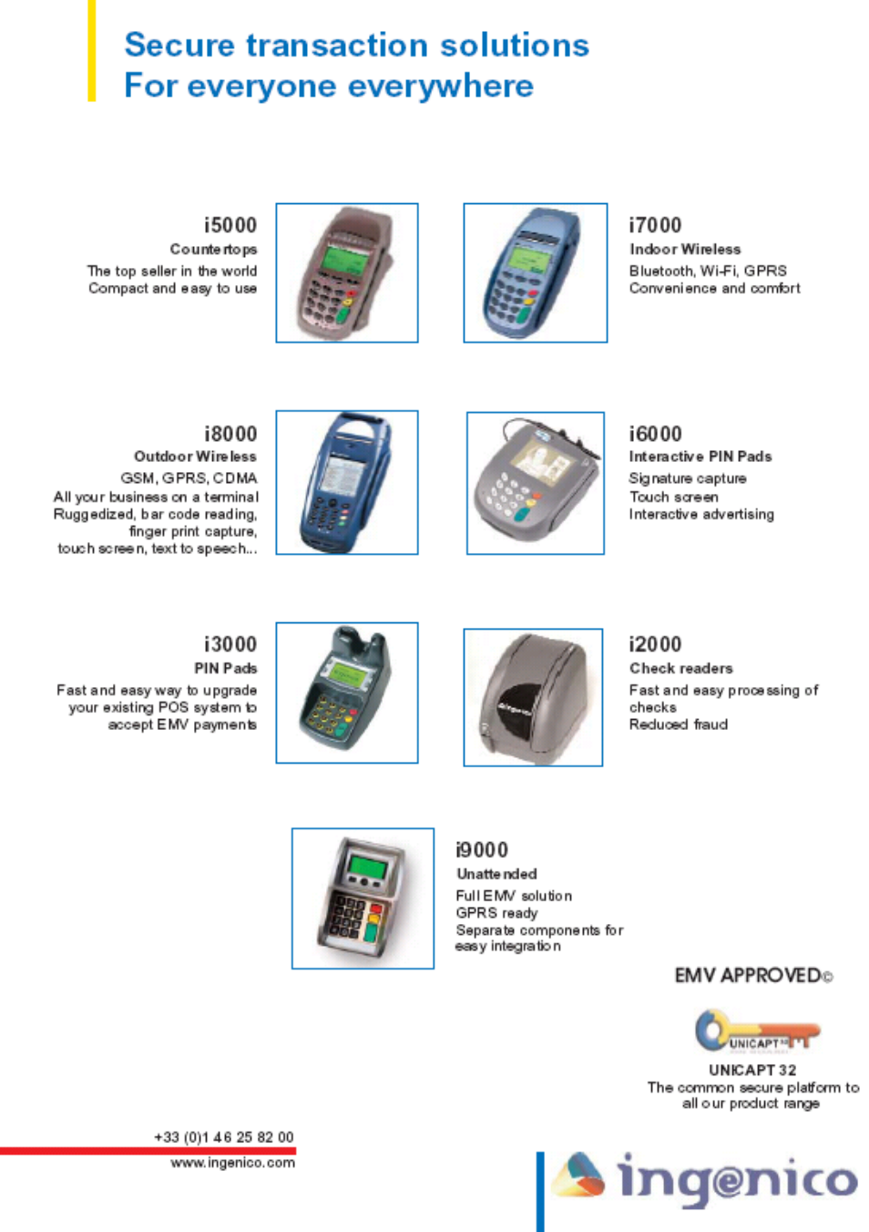 Ingenico 8550 User Manual | Page 2 / 28