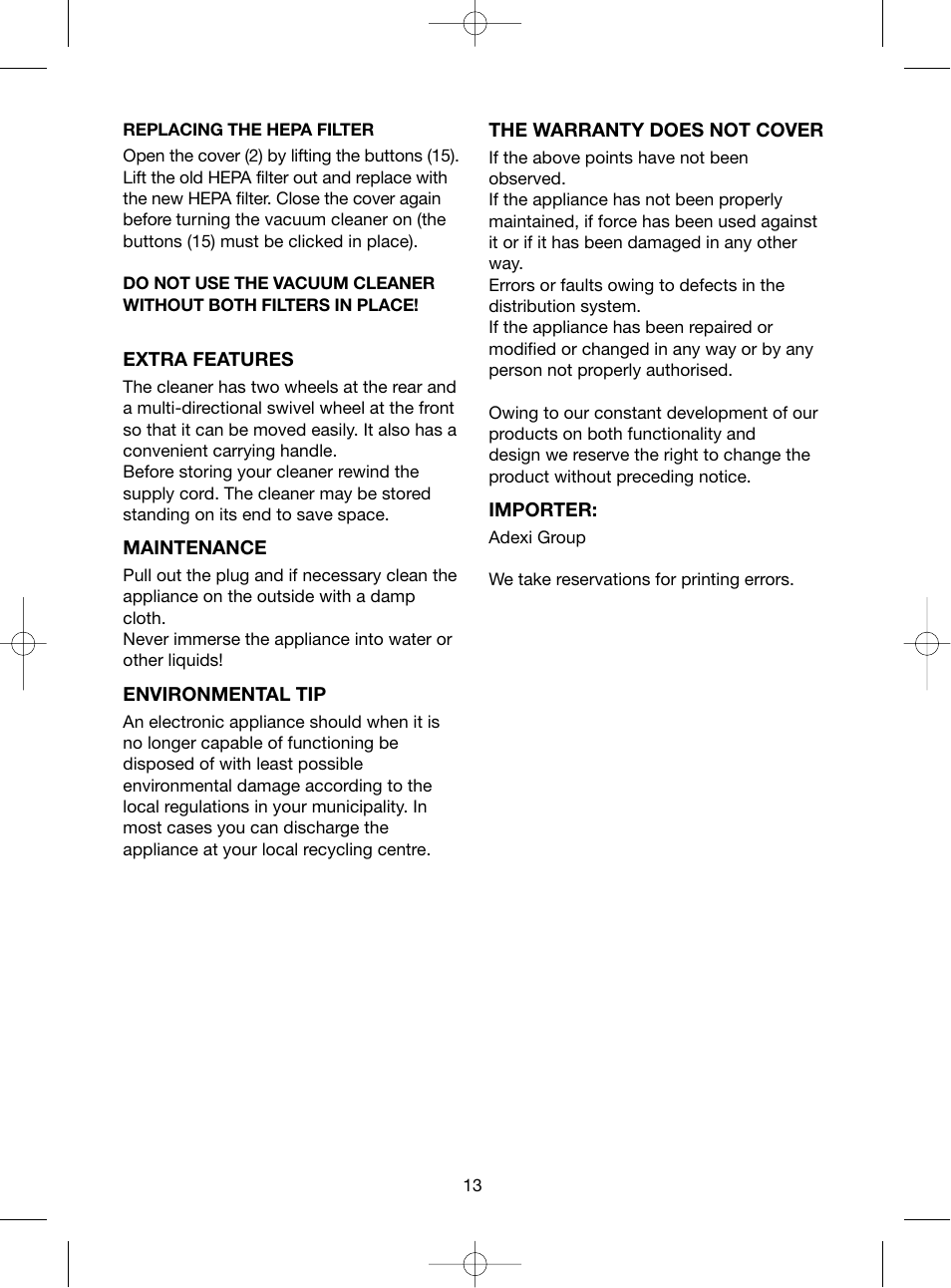 Ide Line 740-108 User Manual | Page 13 / 22