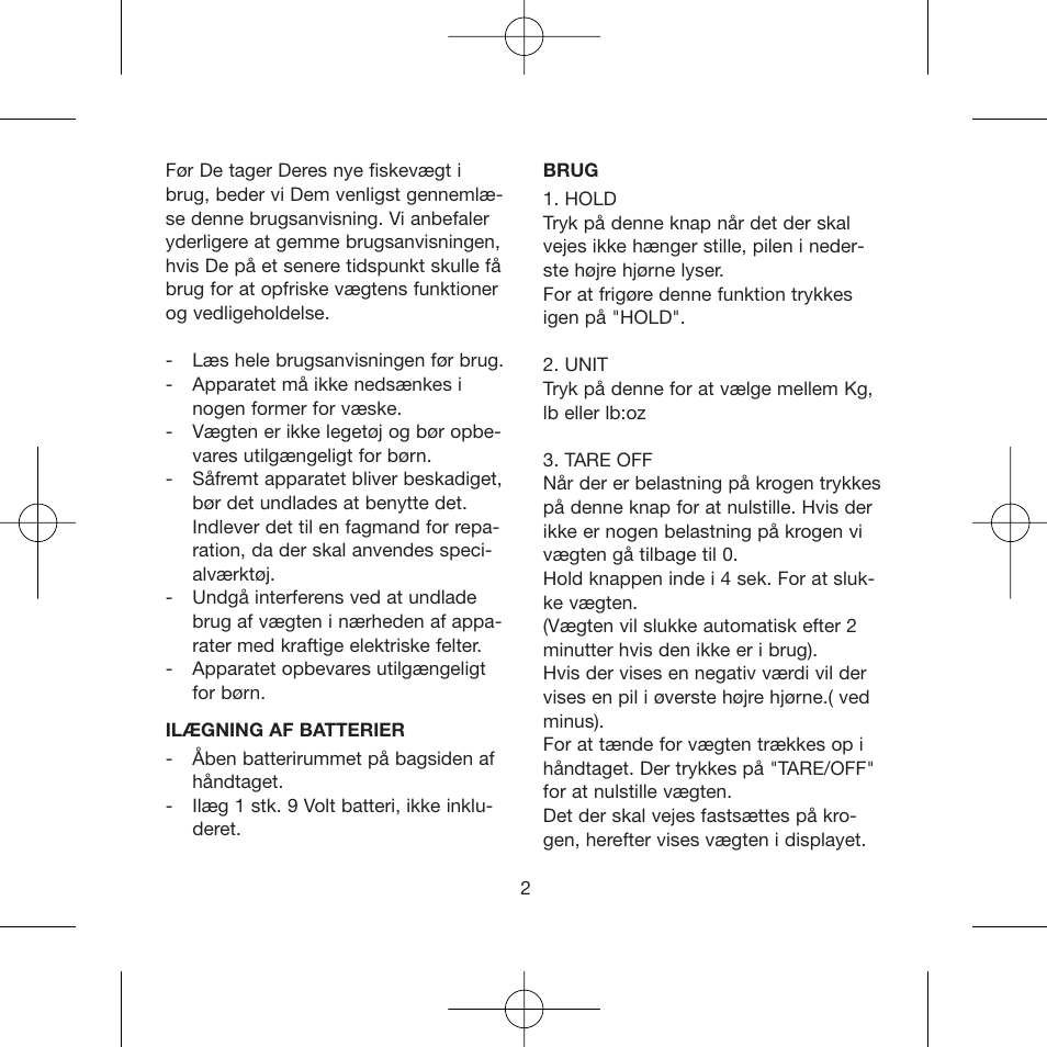 Ide Line 793-001 User Manual | Page 2 / 10