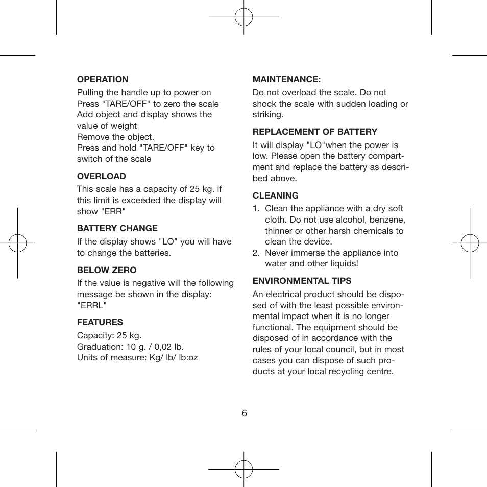 Ide Line 793-001 User Manual | Page 6 / 10