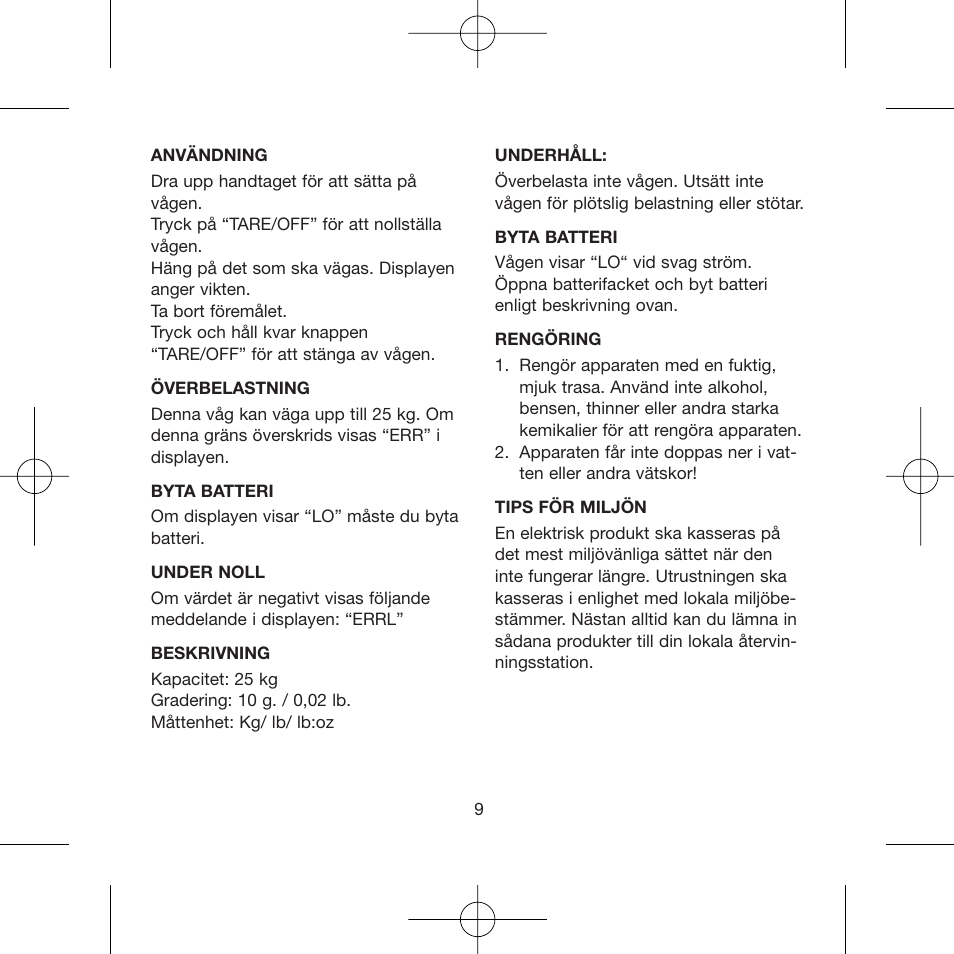 Ide Line 793-001 User Manual | Page 9 / 10