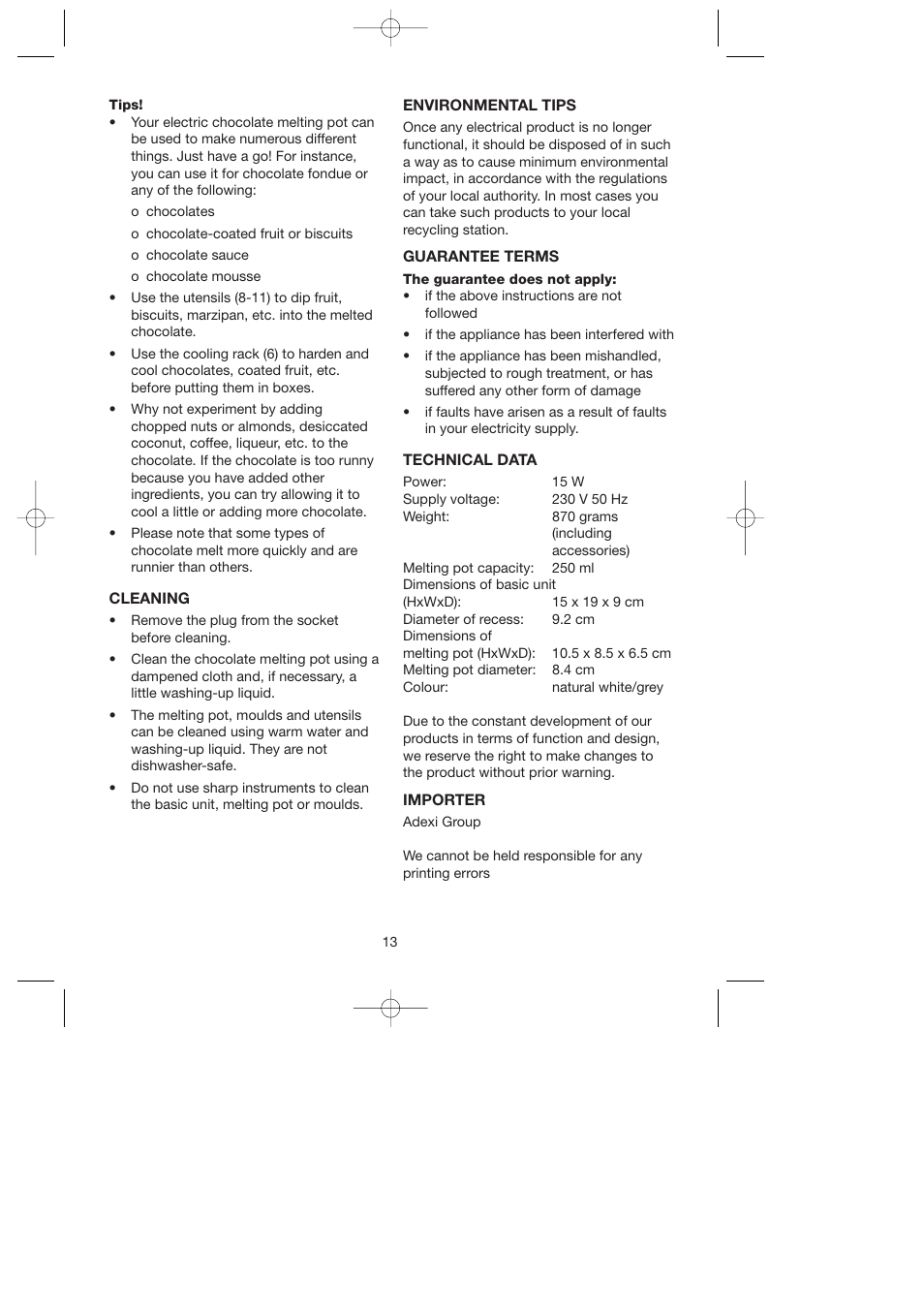 Ide Line 743-089 User Manual | Page 13 / 21