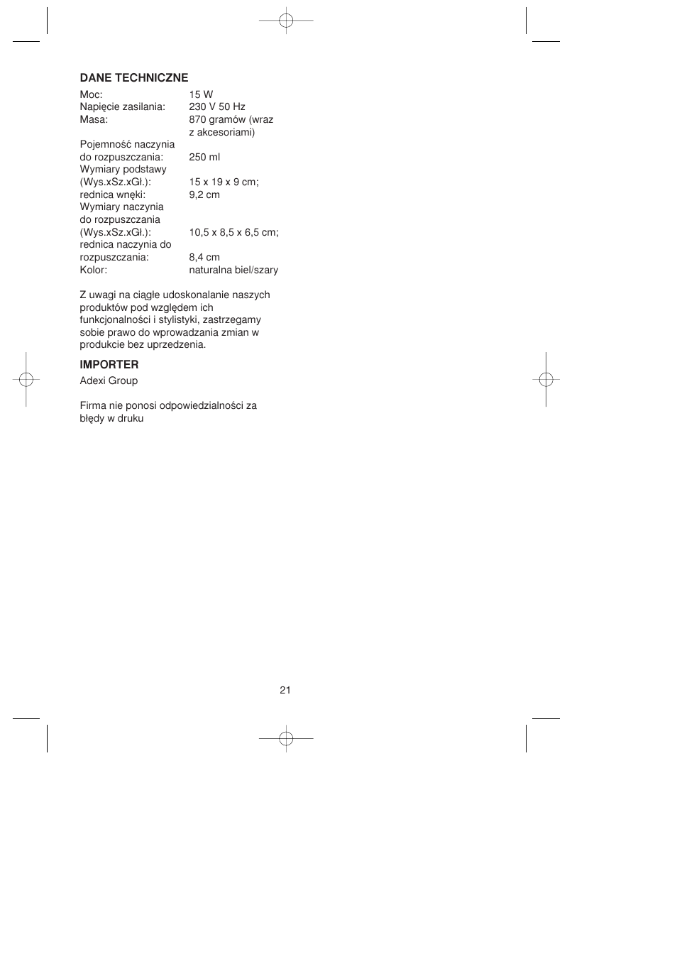 Ide Line 743-089 User Manual | Page 21 / 21