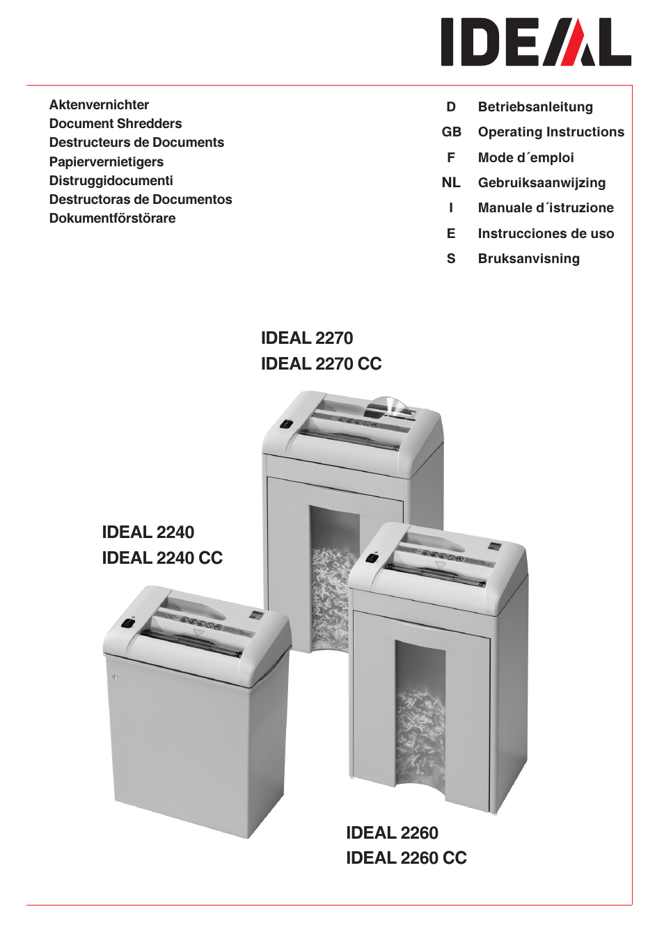 IDEAL INDUSTRIES 2260 User Manual | 32 pages