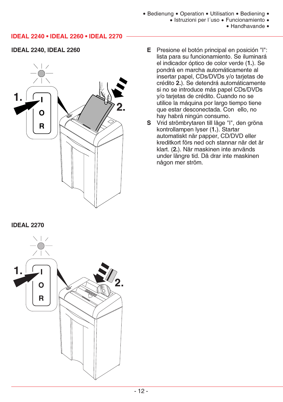 IDEAL INDUSTRIES 2260 User Manual | Page 12 / 32