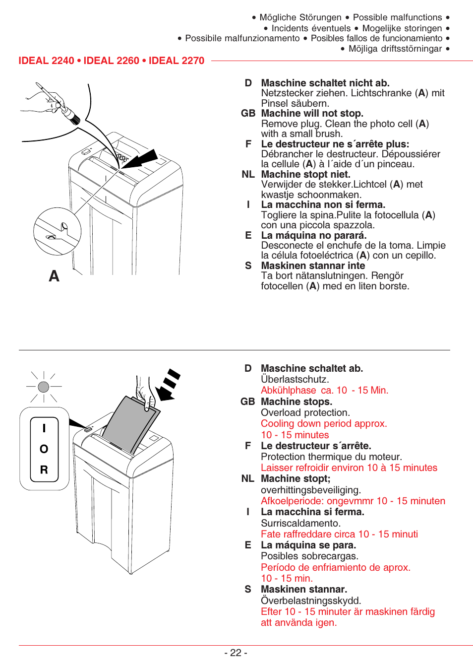 IDEAL INDUSTRIES 2260 User Manual | Page 22 / 32
