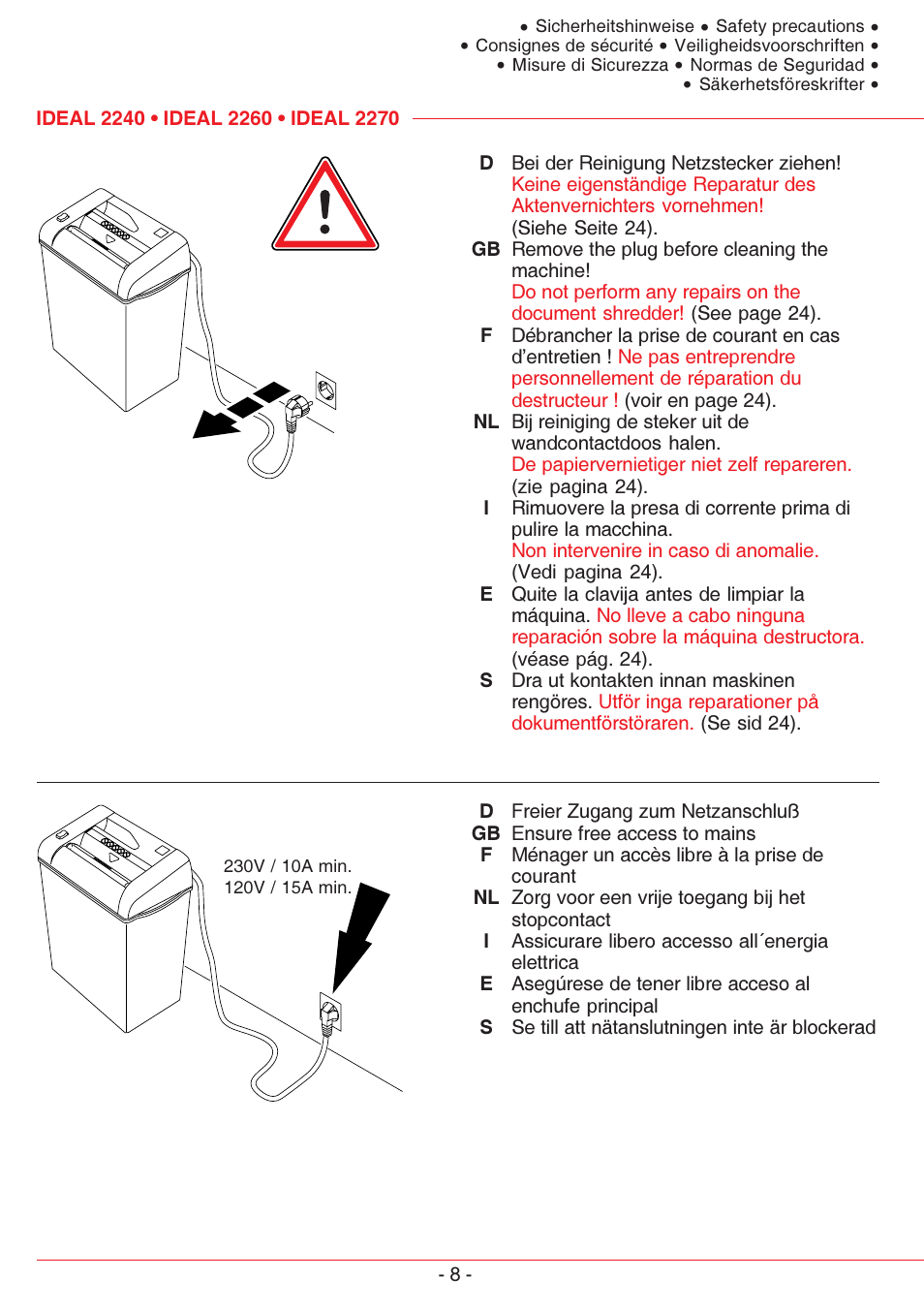 IDEAL INDUSTRIES 2260 User Manual | Page 8 / 32