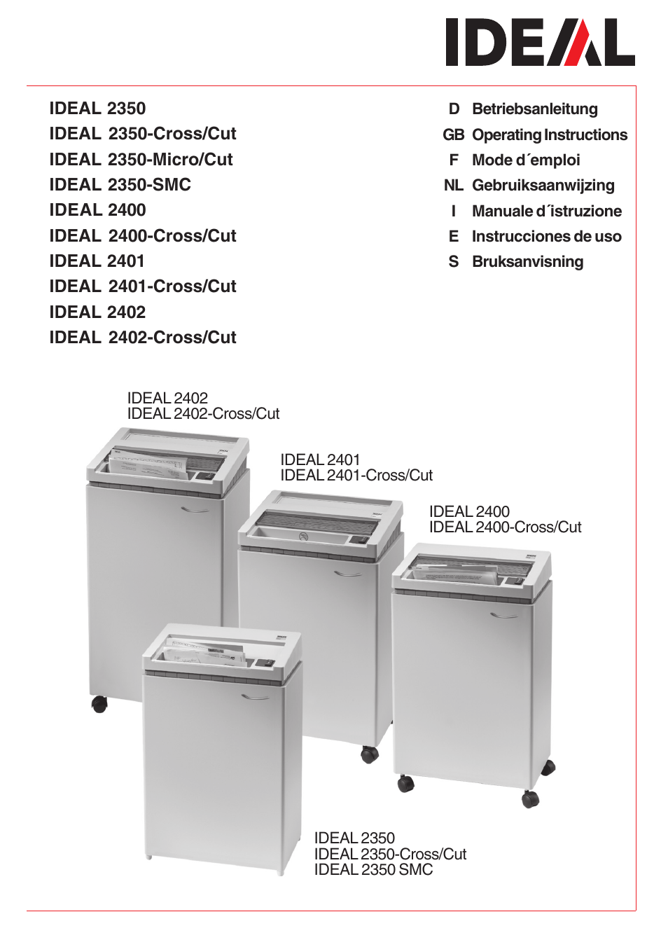 IDEAL INDUSTRIES IDEAL 2402 User Manual | 24 pages