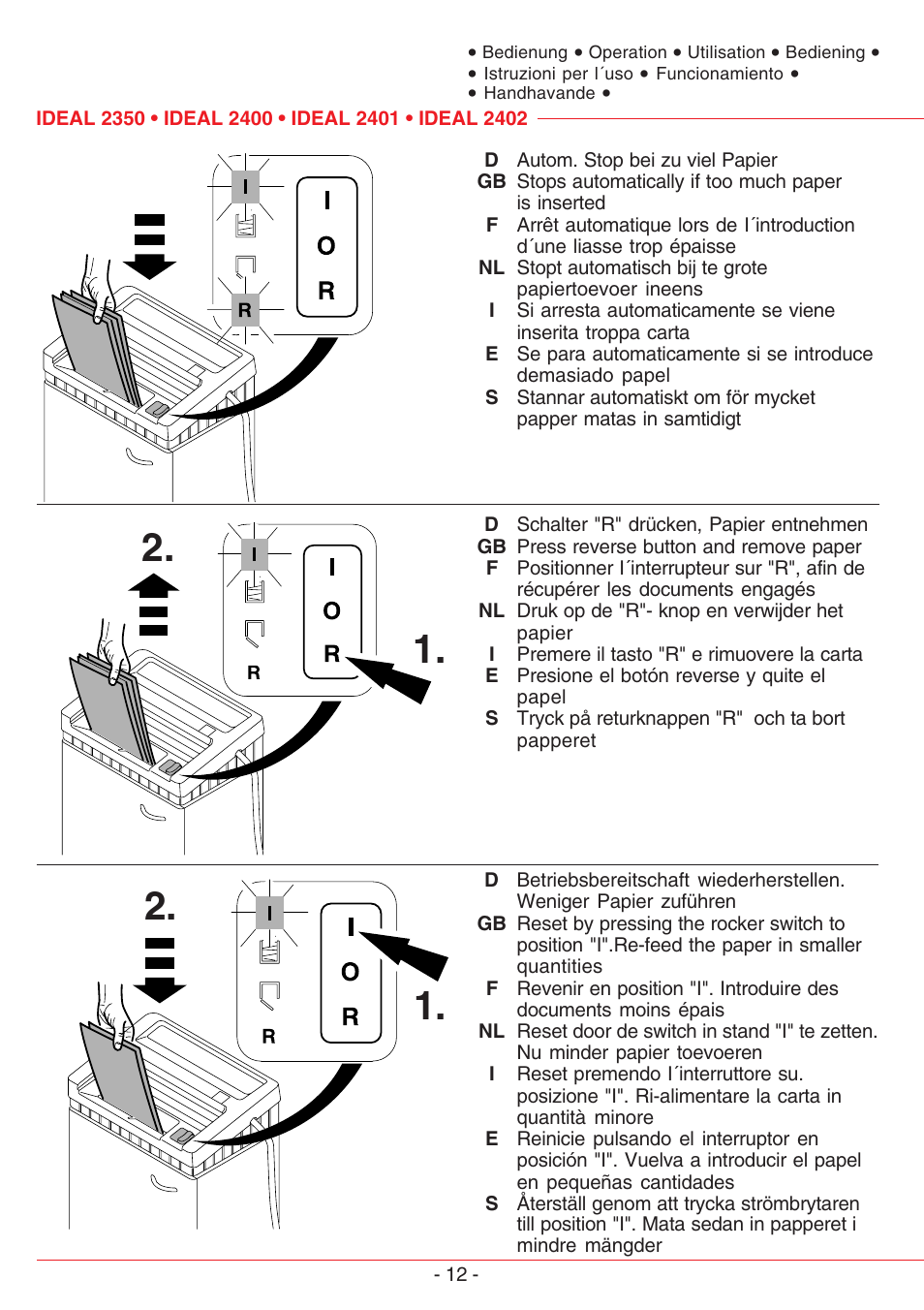 IDEAL INDUSTRIES IDEAL 2402 User Manual | Page 12 / 24