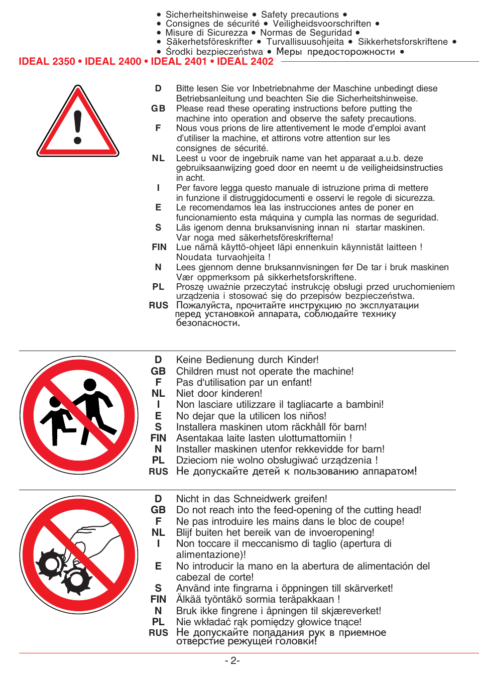 IDEAL INDUSTRIES IDEAL 2402 User Manual | Page 2 / 24