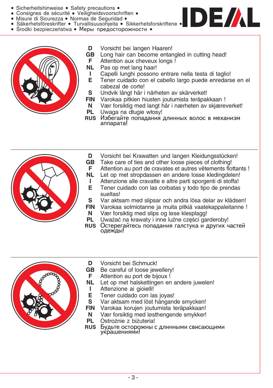 IDEAL INDUSTRIES IDEAL 2402 User Manual | Page 3 / 24