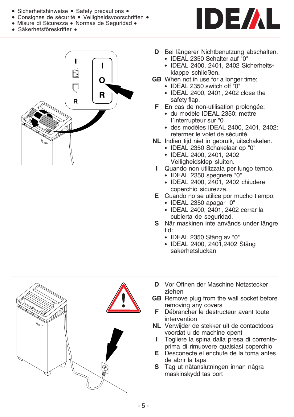 IDEAL INDUSTRIES IDEAL 2402 User Manual | Page 5 / 24