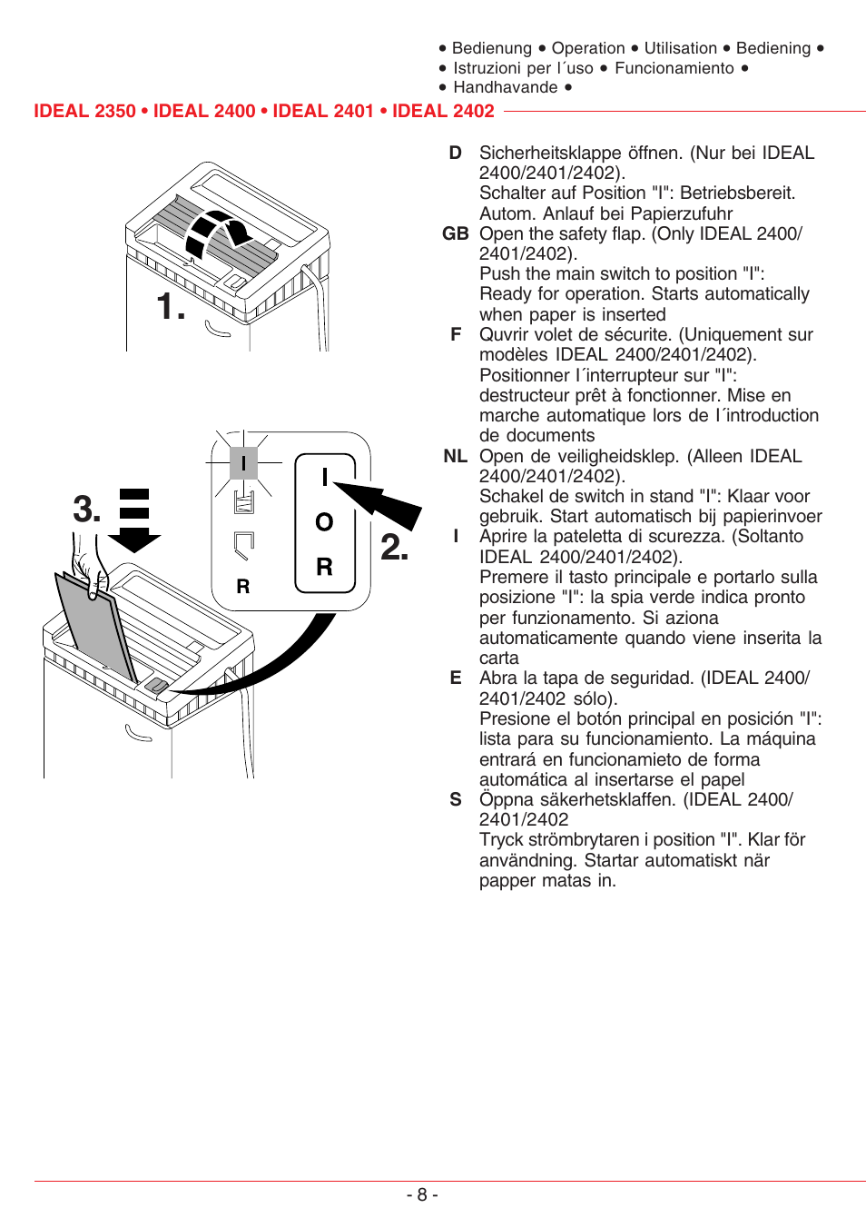 IDEAL INDUSTRIES IDEAL 2402 User Manual | Page 8 / 24