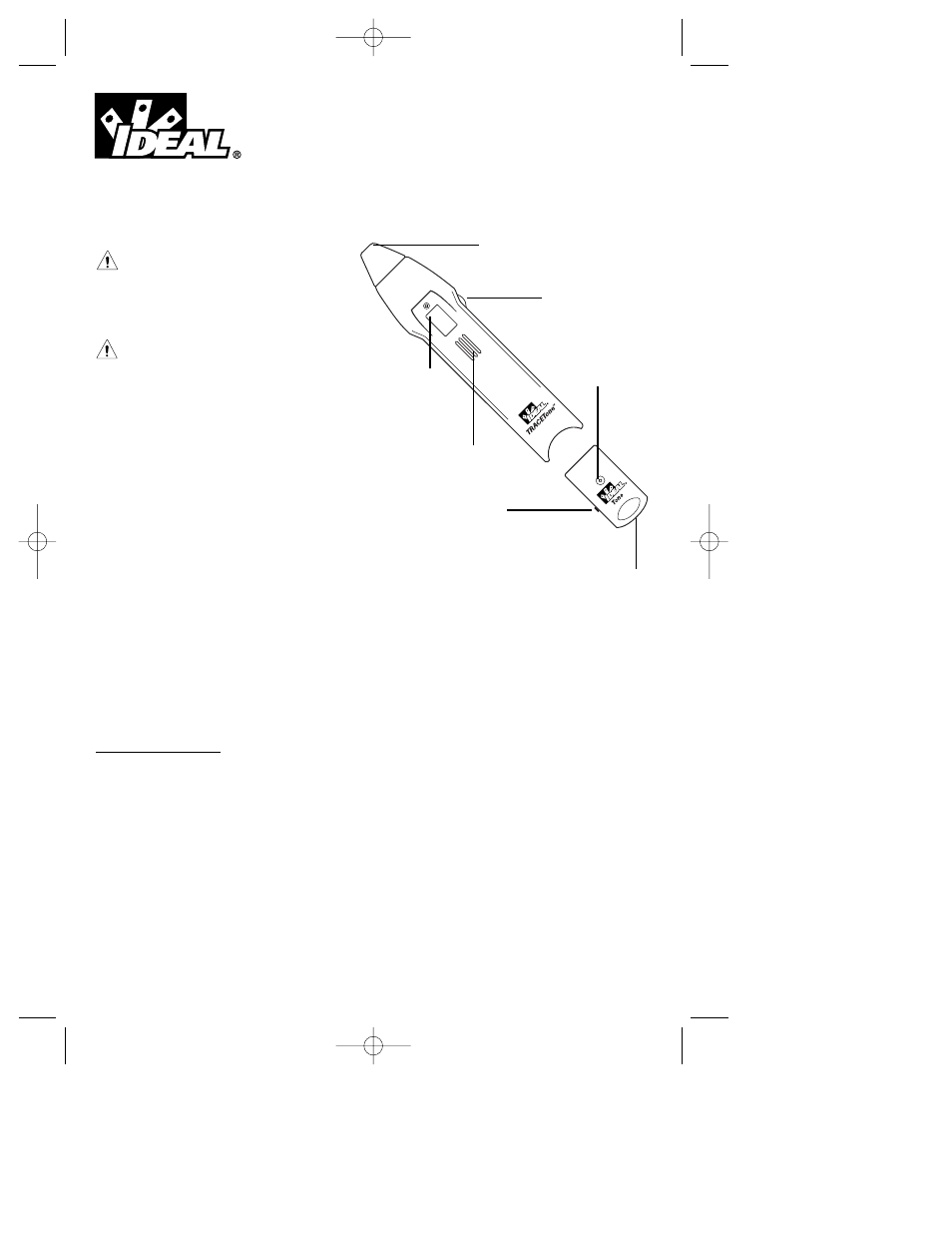 IDEAL INDUSTRIES Tone Generator and Amplifier Probe 62-140 User Manual | 2 pages