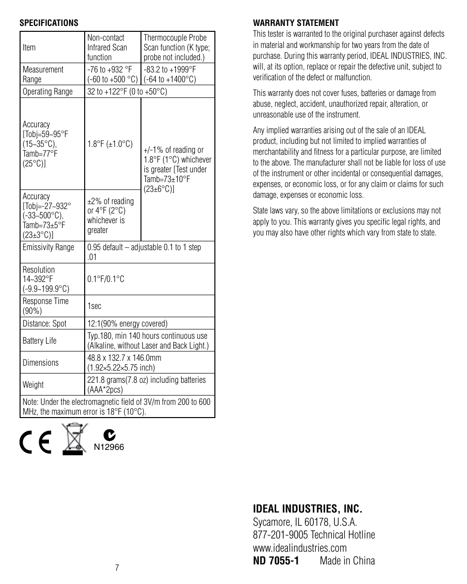 IDEAL INDUSTRIES 61-685 User Manual | Page 4 / 12