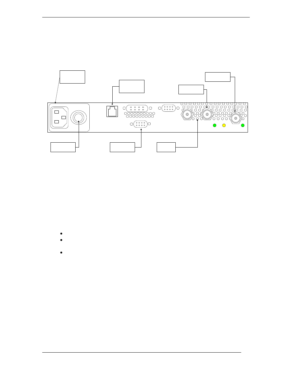 Iris rear panel connections | I.R.I.S. DC1100 User Manual | Page 13 / 60