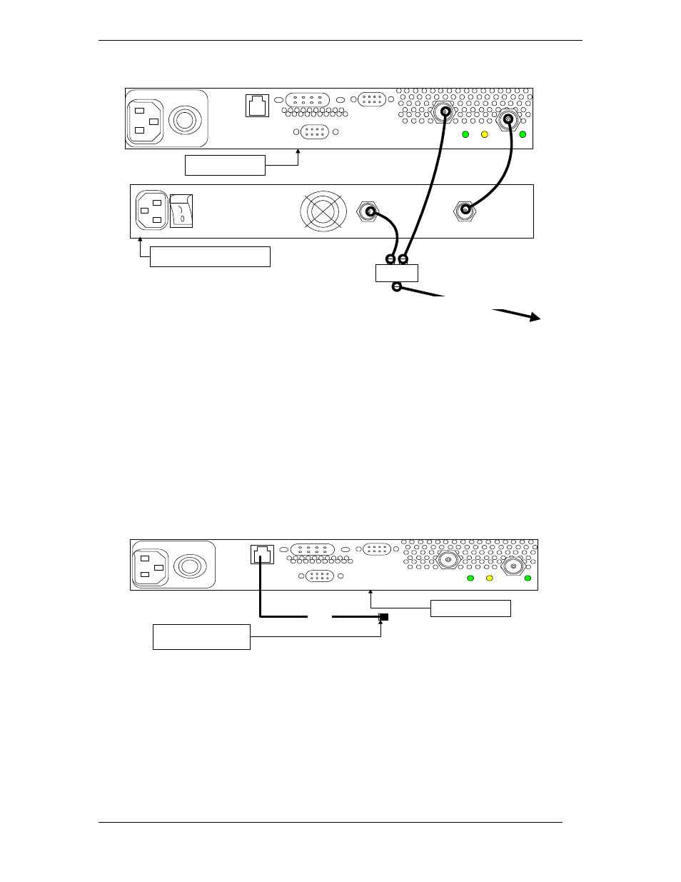 Iris uplink connection, Coaxial networks, inc. page 20 of 60, Figure 6 connections with an external upconverter | Figure 7 iris uplink connection | I.R.I.S. DC1100 User Manual | Page 20 / 60