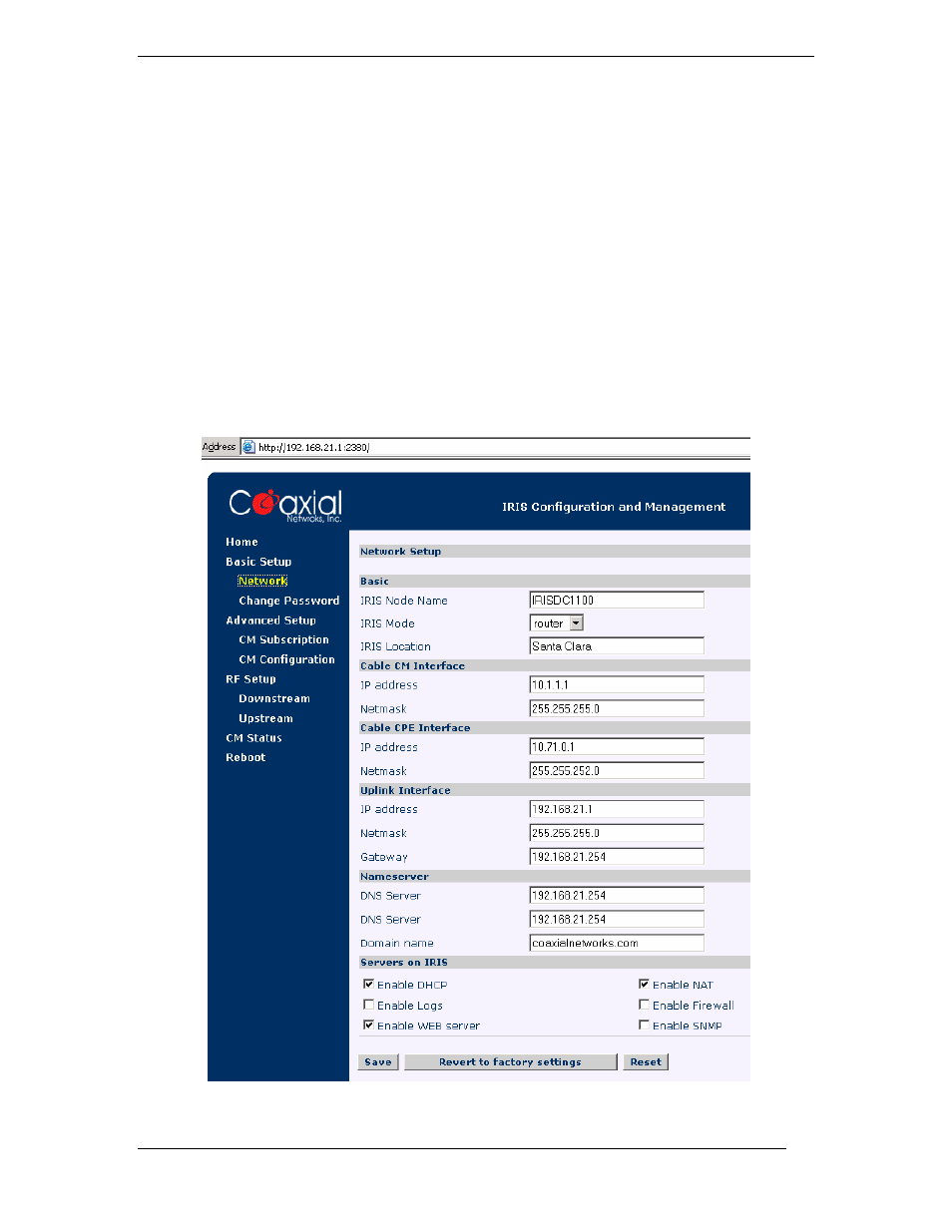 Configuring tcp/ip parameters | I.R.I.S. DC1100 User Manual | Page 23 / 60