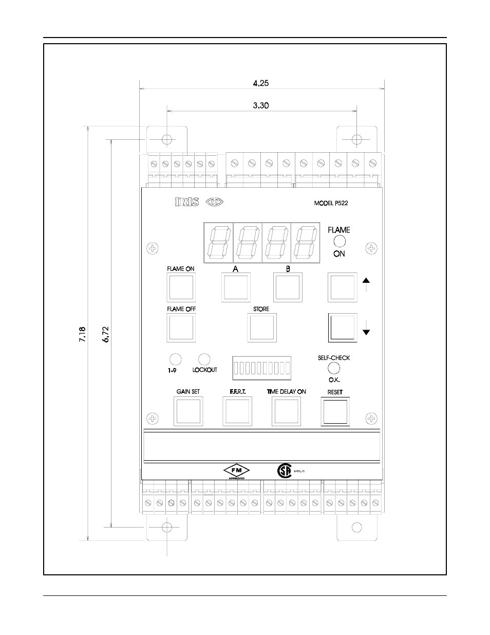 I.R.I.S. FLAME MONITORING SYSTEM P522 User Manual | Page 35 / 42