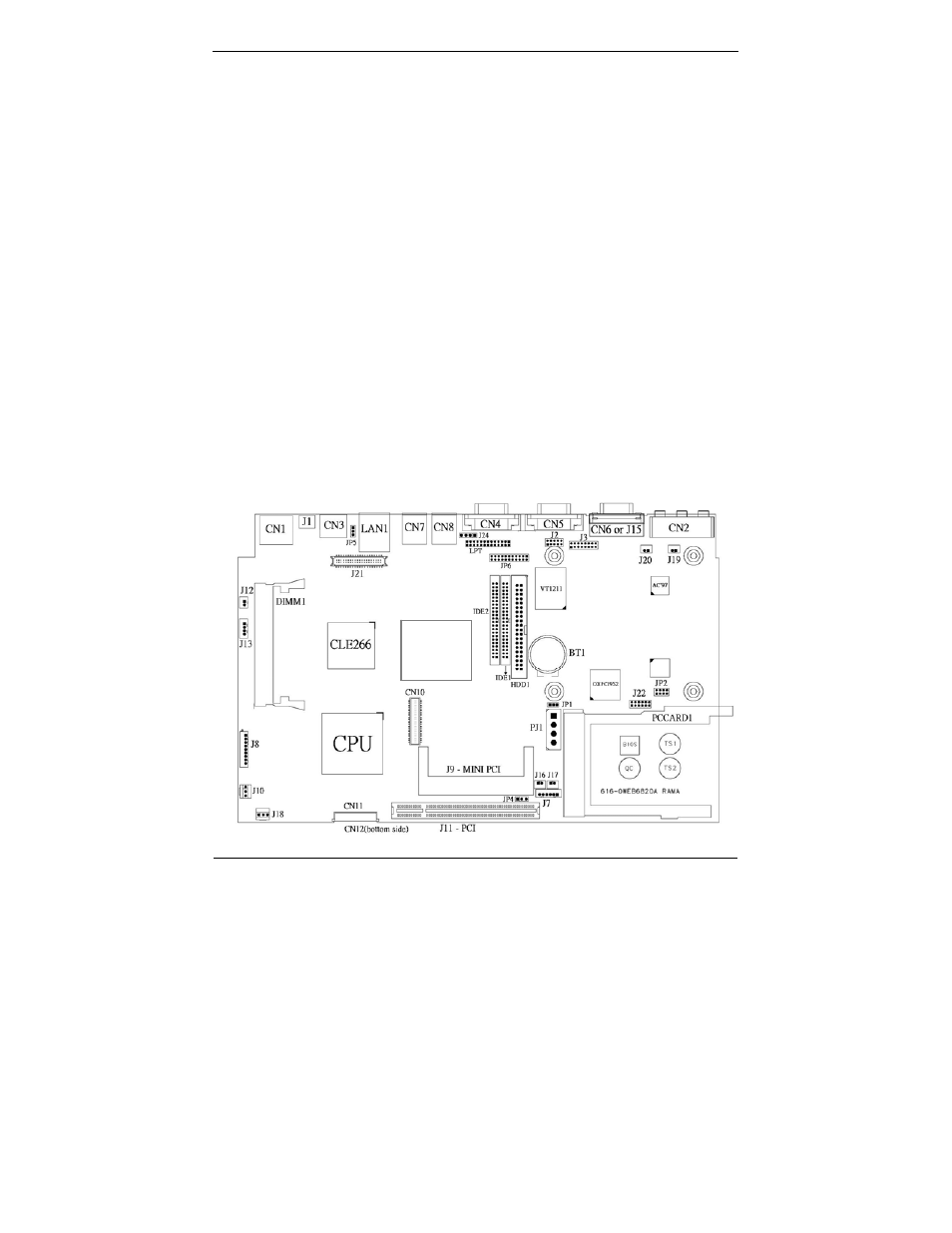 Jumpers location and list | I-Tech Company WBX-6200F-V User Manual | Page 52 / 76