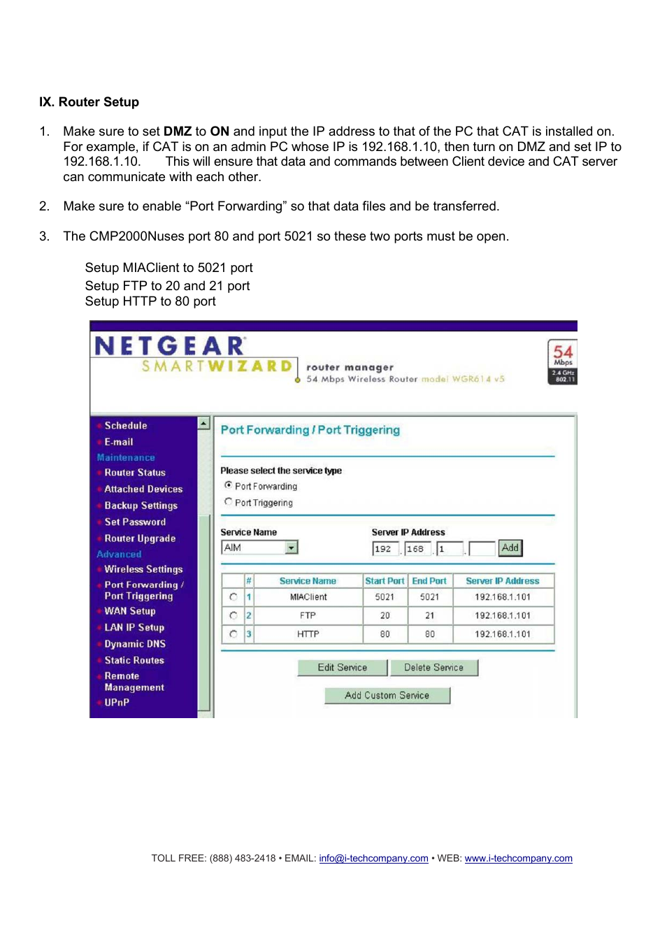 I-Tech Company CMP2000N User Manual | Page 33 / 39