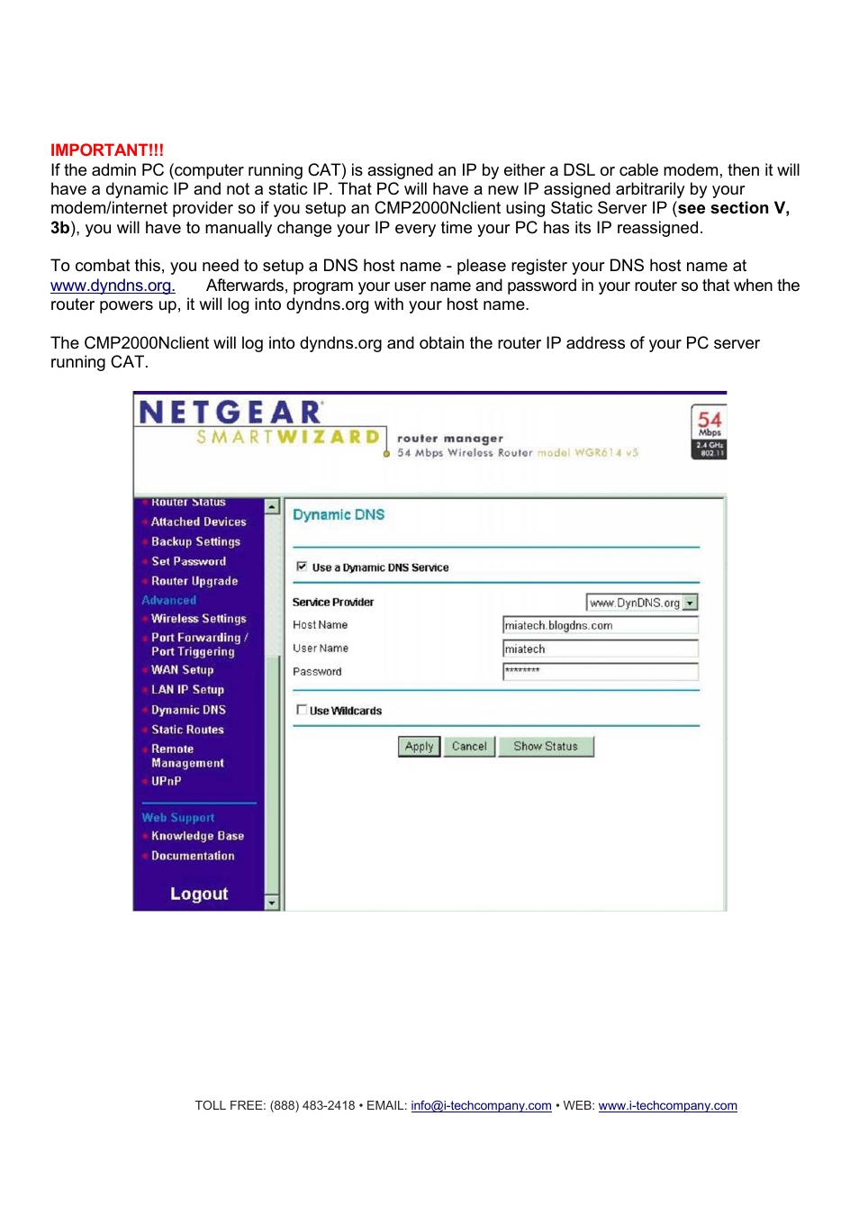 I-Tech Company CMP2000N User Manual | Page 38 / 39