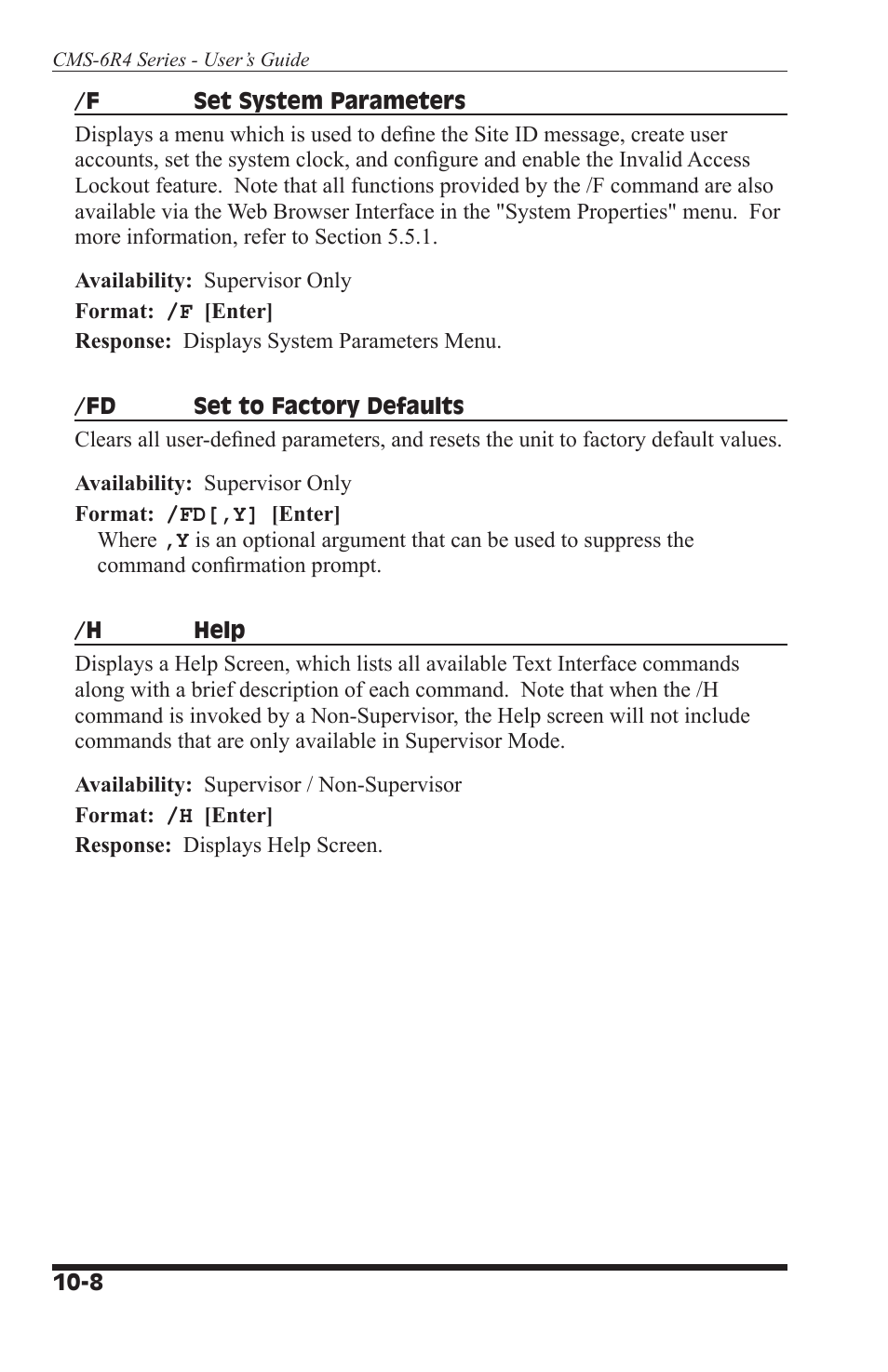 I-Tech Company CMS 6R4 Series User Manual | Page 106 / 123