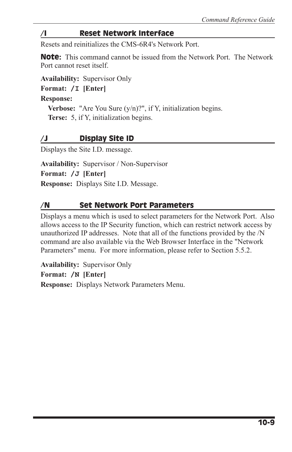 I-Tech Company CMS 6R4 Series User Manual | Page 107 / 123