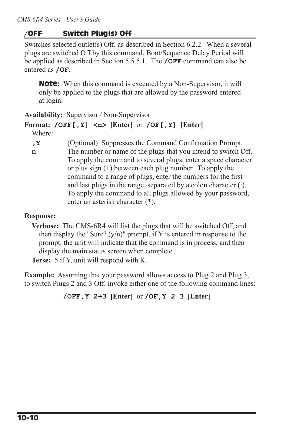 I-Tech Company CMS 6R4 Series User Manual | Page 108 / 123