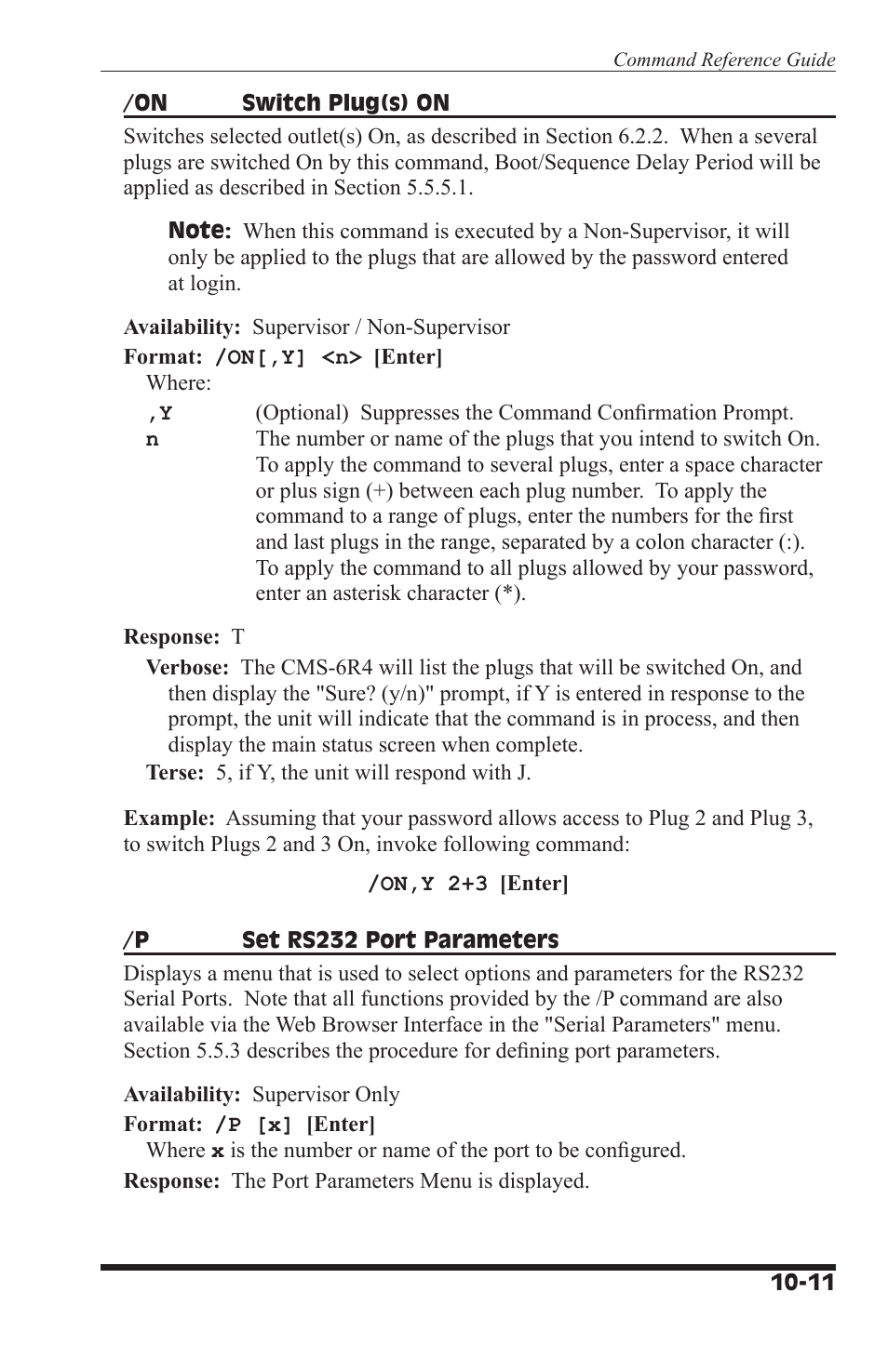 I-Tech Company CMS 6R4 Series User Manual | Page 109 / 123