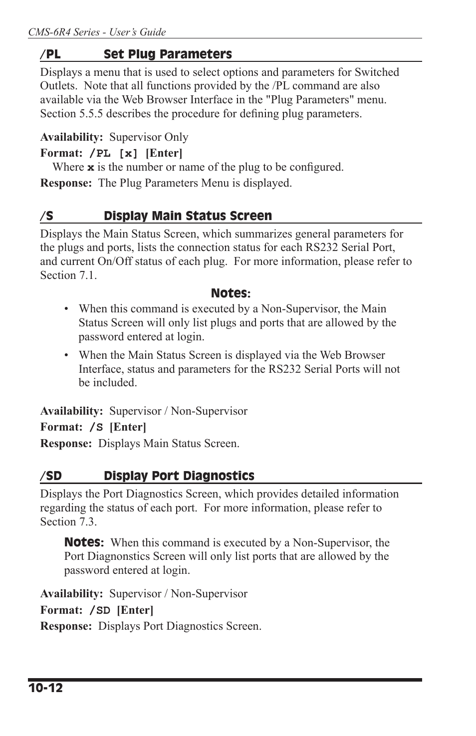 I-Tech Company CMS 6R4 Series User Manual | Page 110 / 123