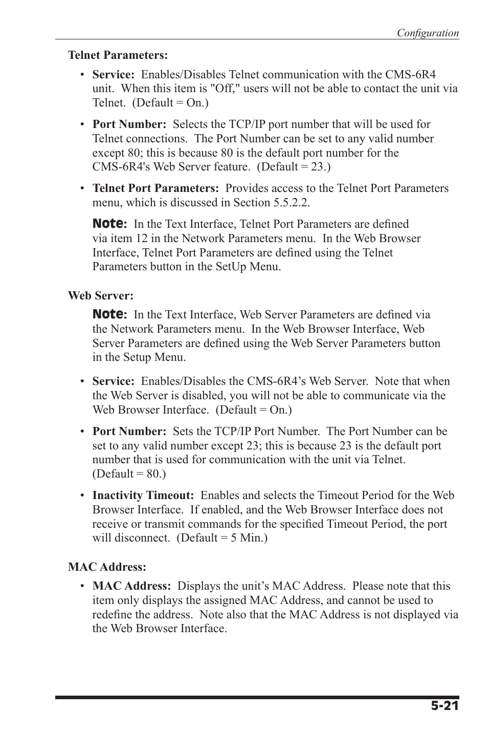 I-Tech Company CMS 6R4 Series User Manual | Page 43 / 123