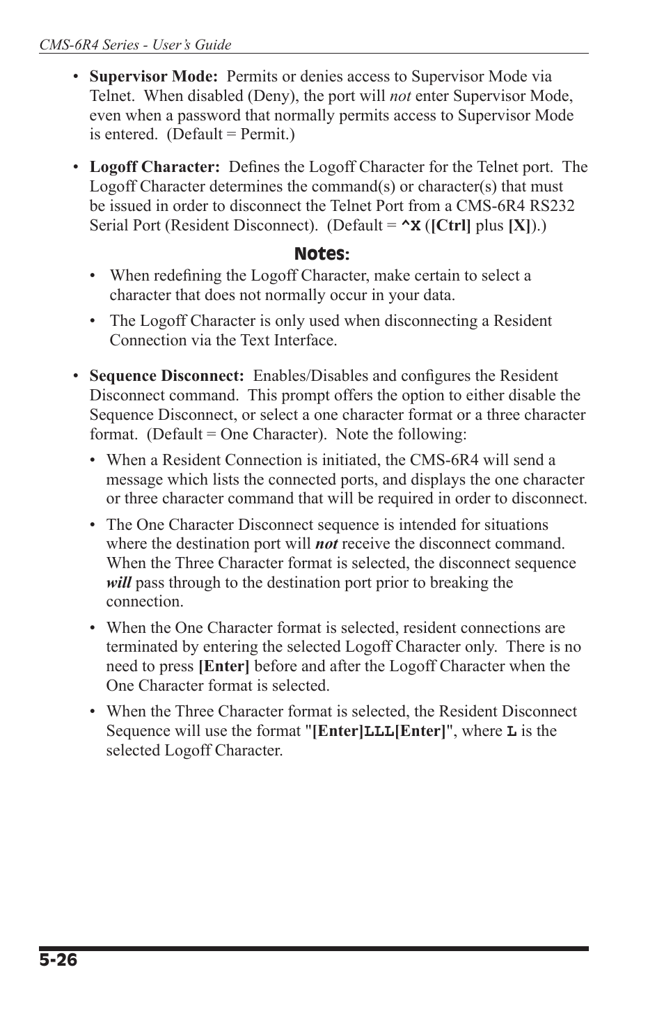 I-Tech Company CMS 6R4 Series User Manual | Page 48 / 123