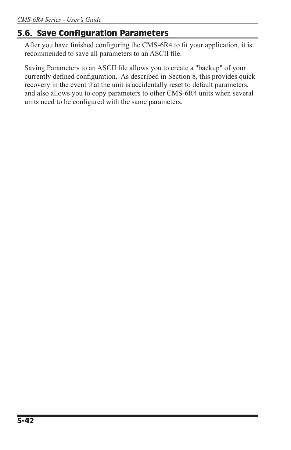 I-Tech Company CMS 6R4 Series User Manual | Page 64 / 123