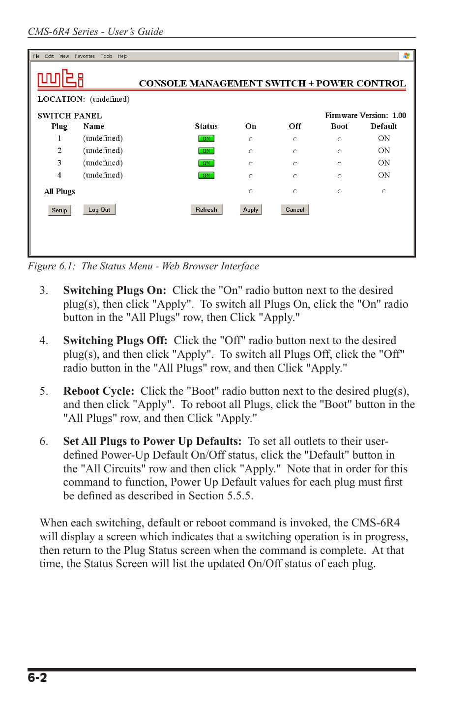 I-Tech Company CMS 6R4 Series User Manual | Page 66 / 123