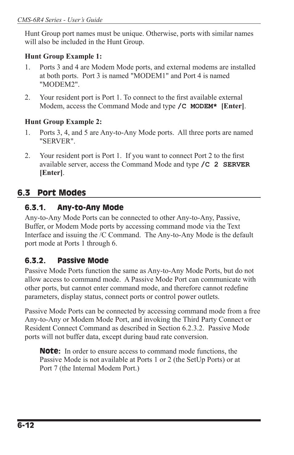 I-Tech Company CMS 6R4 Series User Manual | Page 76 / 123