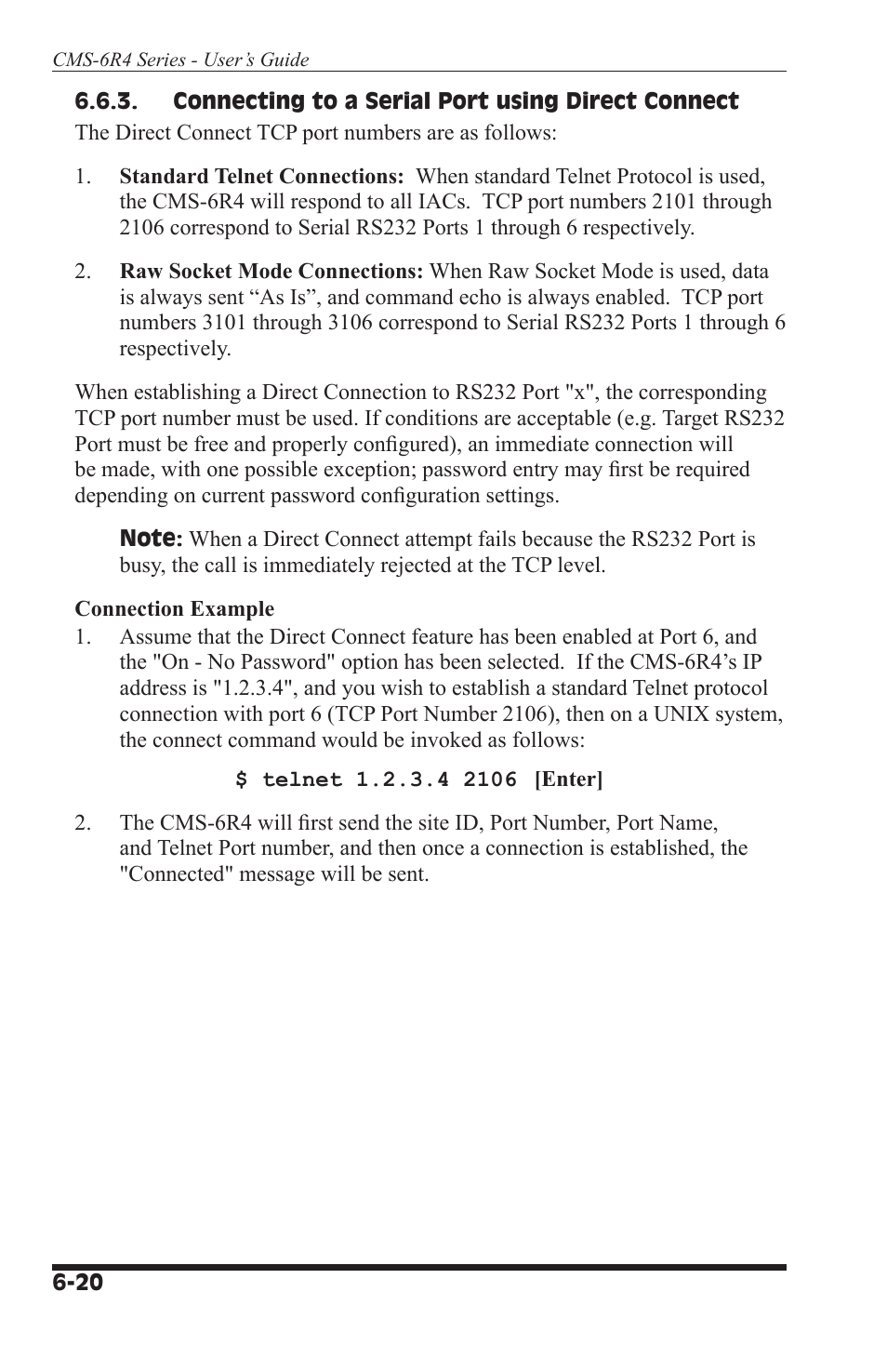 I-Tech Company CMS 6R4 Series User Manual | Page 84 / 123