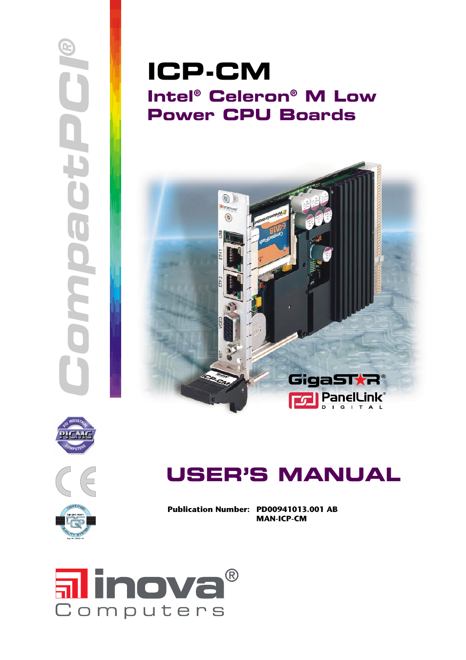 Inova PD00941013.001 User Manual | 103 pages