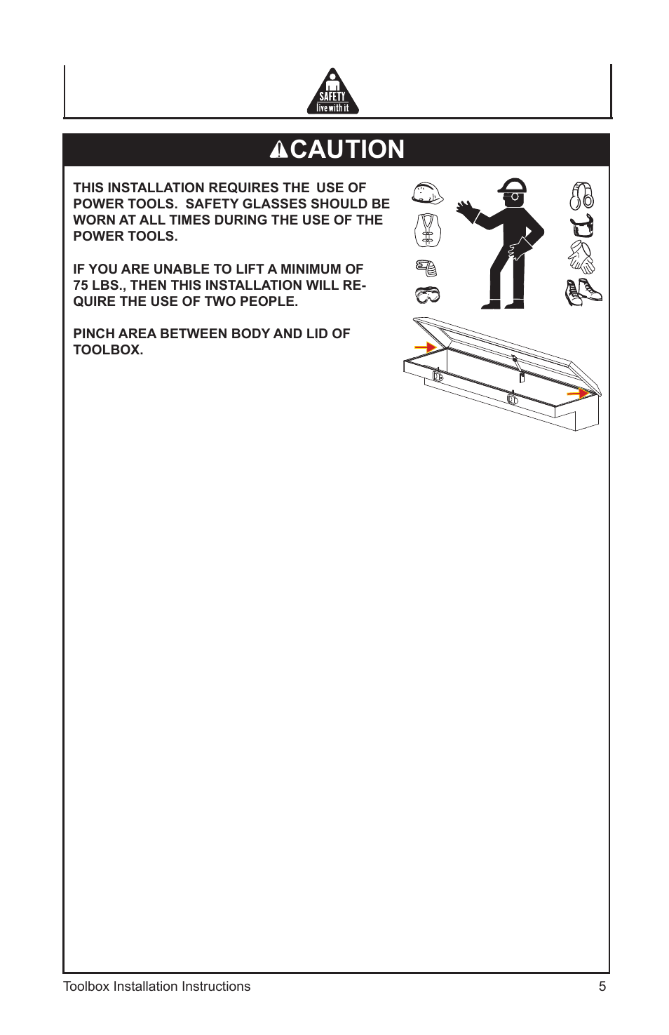 Caution | John Deere AC-6000SB User Manual | Page 5 / 16