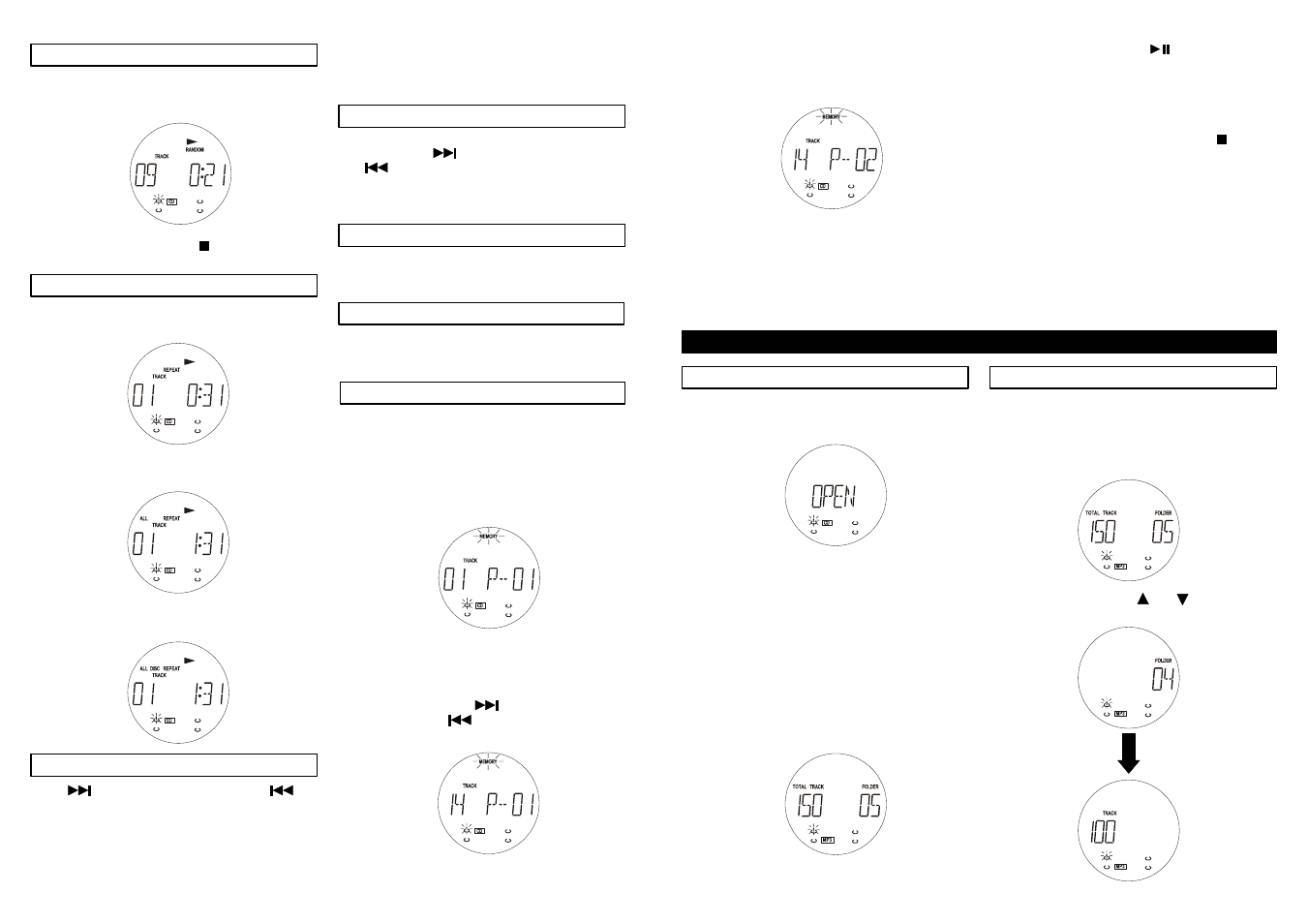 Playing mp3 discs | Jwin JX-CD8700 User Manual | Page 8 / 10