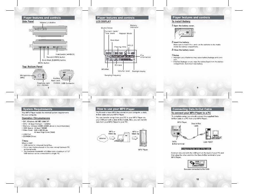 Jwin JX-MP259FM User Manual | Page 2 / 7